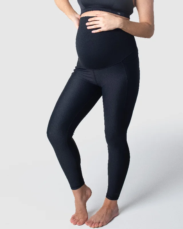 seamless microfiber women briefs for a luxurious feelFOCUS BLACK MATERNITY SPORTS LEGGINGS