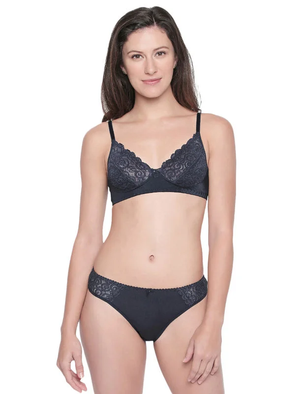 matching accessories for women bra and panty setsBODYCARE Bridal Charcoal Bra & Panty Lingerie Set - 6410CHK matching accessories for women bra and panty setsBODYCARE Bridal Charcoal Bra & Panty Lingerie Set - 6410CHK