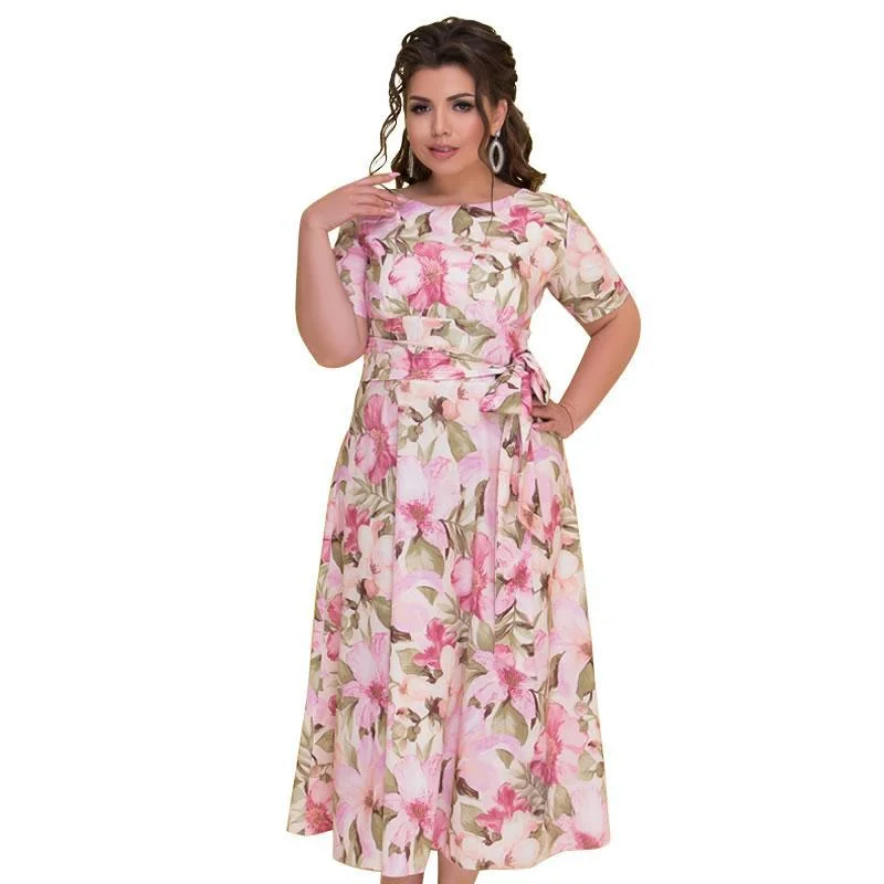 ANALUKE Chiffon Long Dress Winter