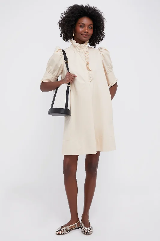 Midi dresses with printed lining for a hidden and stylish detail Tan Gracelyn Mini Dress Midi dresses with printed lining for a hidden and stylish detail Tan Gracelyn Mini Dress