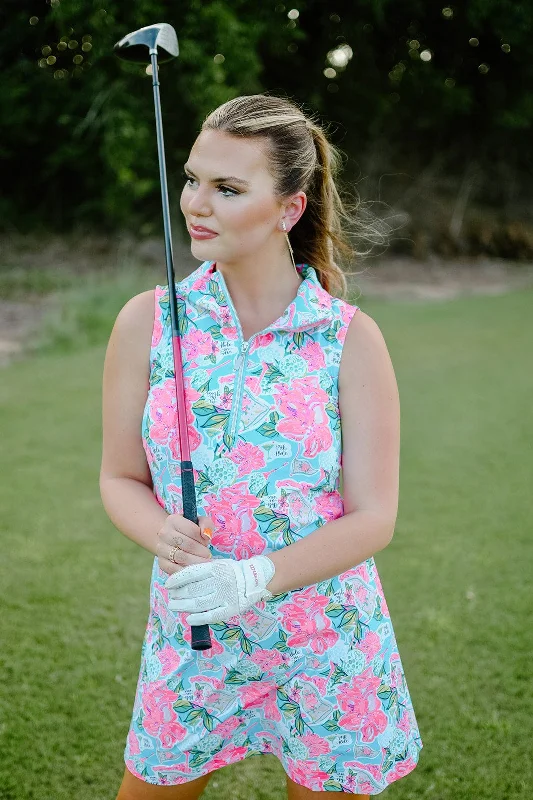 Linen mini dresses for a breathable summer option Lulu B Golf Mini Dress