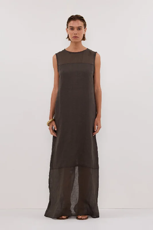Midi dresses with ruched bodices for a feminine and fitted feel KAI PETROL RAMIE SHELL MIDI DRESS