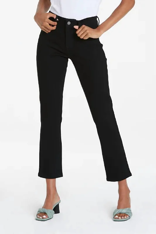 Skinny women jeans with a form - fitting designBlair Mid Rise Straight Ankle Jeans In Black Arrow Skinny women jeans with a form - fitting designBlair Mid Rise Straight Ankle Jeans In Black Arrow
