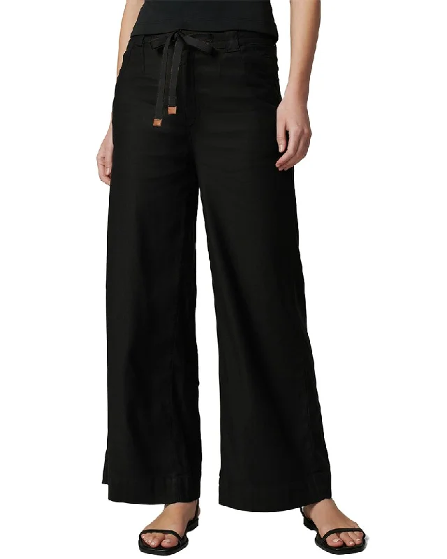 Wide - leg women jeans for a modern and relaxed vibeJOE'S Jeans The Addison Black Linen-Blend Pant Wide - leg women jeans for a modern and relaxed vibeJOE'S Jeans The Addison Black Linen-Blend Pant