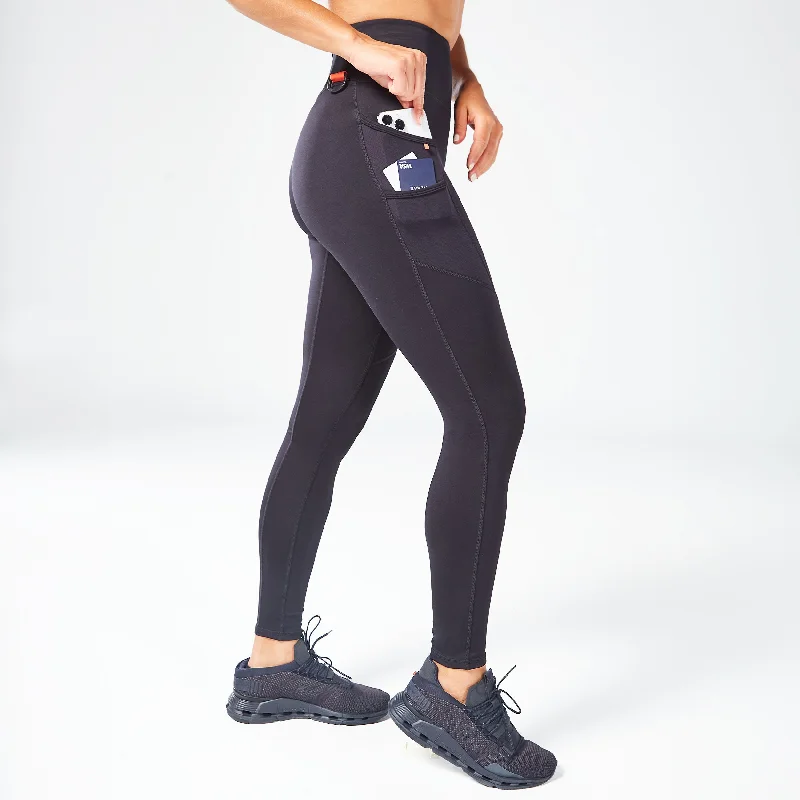 Women's Fleece - Lined Tight Trousers in Dark Blue for Warmth in Cold WeatherLAB360° Utility Leggings 27" - Black Women's Fleece - Lined Tight Trousers in Dark Blue for Warmth in Cold WeatherLAB360° Utility Leggings 27" - Black