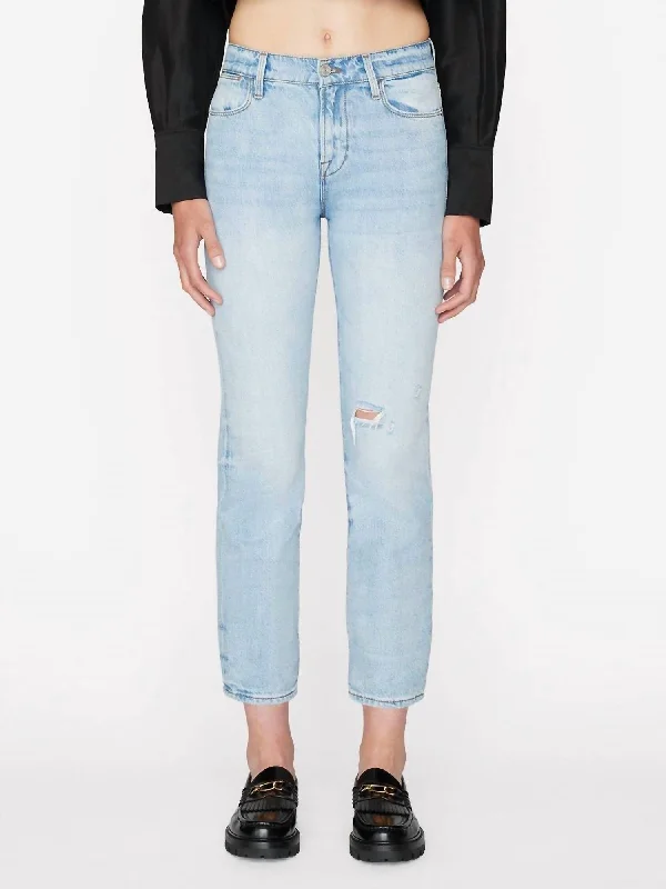 Light - wash women jeans for a fresh and summery appearanceLe High Rise Straight Jeans In Winslow Light - wash women jeans for a fresh and summery appearanceLe High Rise Straight Jeans In Winslow