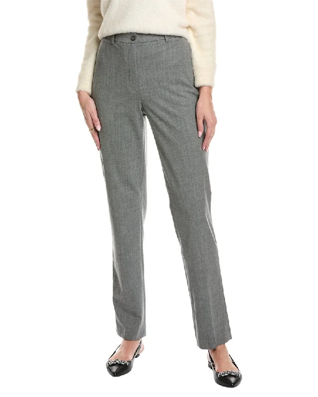 Women's High - Waisted Tight Trousers with Side Slits in Beige for a Trendy LookMichael Kors Collection St. Tropical Samantha Wool-Blend Pant Women's High - Waisted Tight Trousers with Side Slits in Beige for a Trendy LookMichael Kors Collection St. Tropical Samantha Wool-Blend Pant