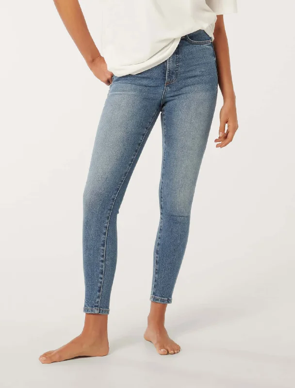 Distressed women jeans for a trendy and edgy lookMila High-Rise Skinny Jeans