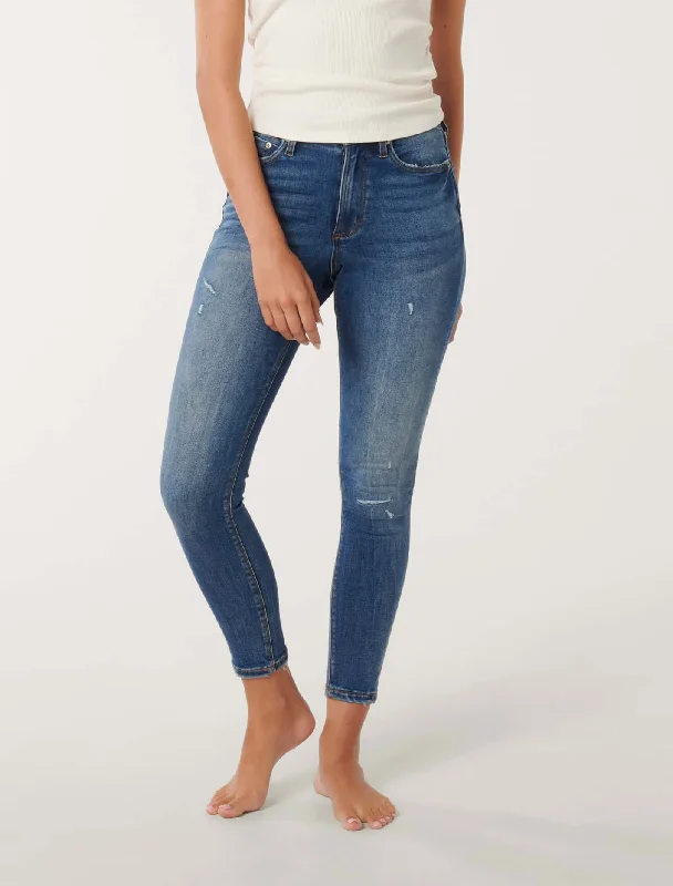 Bootcut women jeans to complement various shoe stylesNala Mid-Rise Skinny Jeans