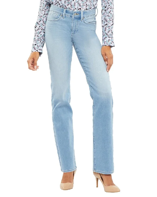 Women's Fleece - Lined Tight Trousers in Dark Blue for Warmth in Cold WeatherNYDJ Petite Marilyn Bryce Straight Leg Jean Women's Fleece - Lined Tight Trousers in Dark Blue for Warmth in Cold WeatherNYDJ Petite Marilyn Bryce Straight Leg Jean