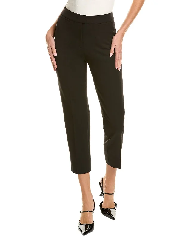 Plus Size Women's Snake - Print Tight Trousers in Brown and Black for a Bold Fashion StatementPiazza Sempione Brigitte Wool-Blend Pant Plus Size Women's Snake - Print Tight Trousers in Brown and Black for a Bold Fashion StatementPiazza Sempione Brigitte Wool-Blend Pant