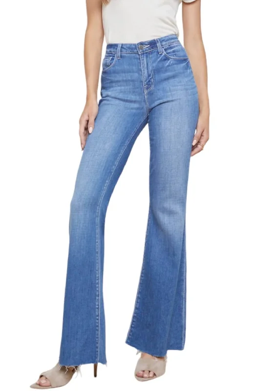 Button - fly women jeans with a traditional touchSera Jeans In Bordello