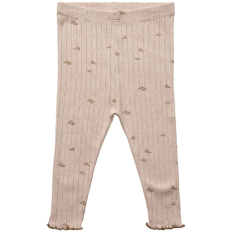 Women's Tight Trousers with Drawstring Waist in Khaki for a Relaxed and Adjustable FitSofie Schnoor Light Rose Leggings