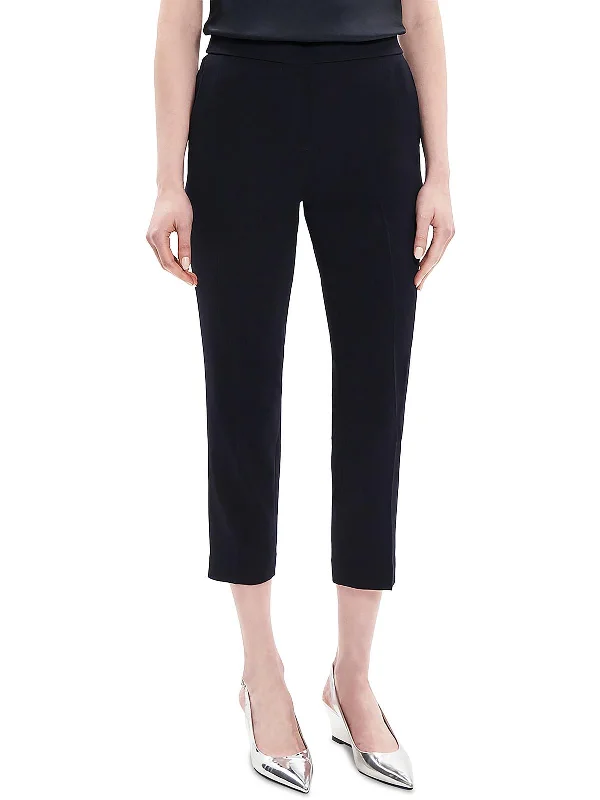 Women's Faux Leather Tight Trousers with Studded Details in Brown for an Edgy StyleTreeca Womens Admiral Stripe Cropped Ankle Pants Women's Faux Leather Tight Trousers with Studded Details in Brown for an Edgy StyleTreeca Womens Admiral Stripe Cropped Ankle Pants