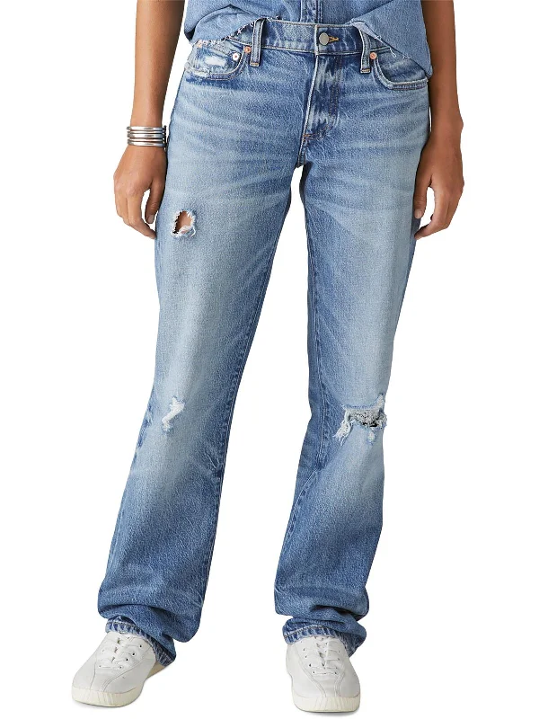 High - rise flare women jeans for a 70s - inspired lookWomens Denim Destroyed Bootcut Jeans High - rise flare women jeans for a 70s - inspired lookWomens Denim Destroyed Bootcut Jeans