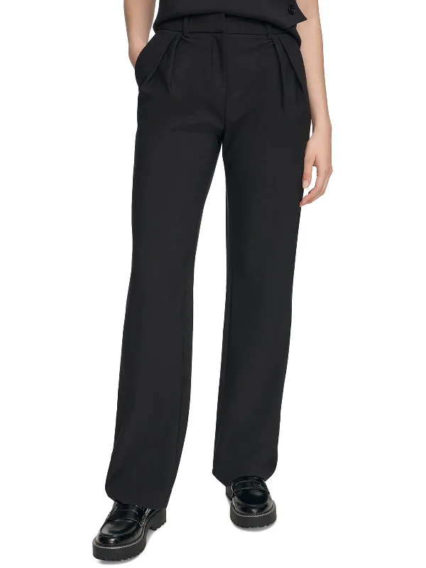 Women's Tight Trousers with Drawstring Waist in Khaki for a Relaxed and Adjustable FitWomens High Rise Pleated Trouser Pants Women's Tight Trousers with Drawstring Waist in Khaki for a Relaxed and Adjustable FitWomens High Rise Pleated Trouser Pants