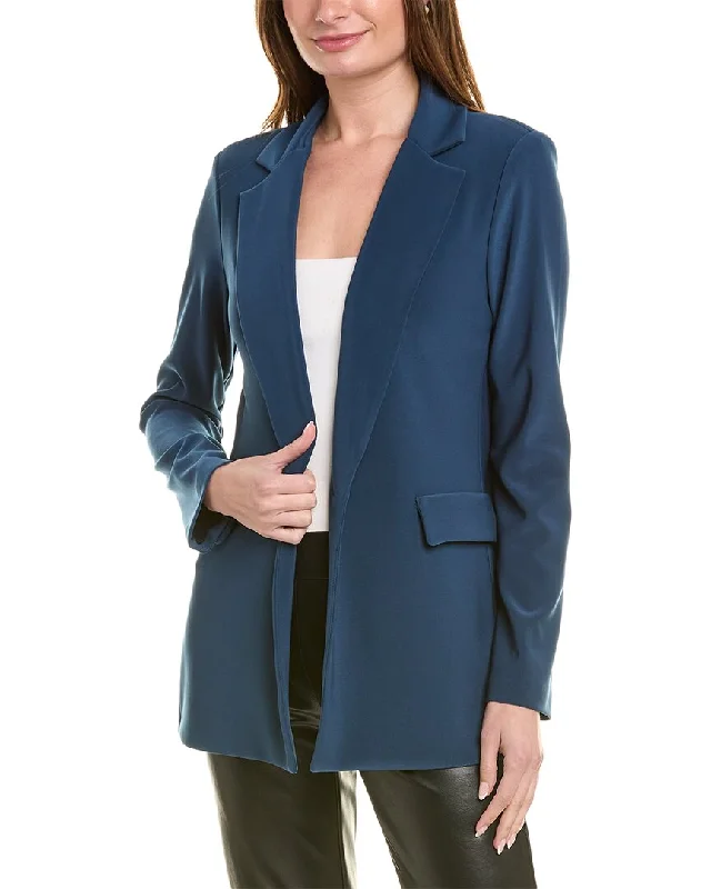 Plus Size Women's Military - Inspired Blazers with Gold Accents for a Bold LookJoseph Ribkoff Longline Blazer Plus Size Women's Military - Inspired Blazers with Gold Accents for a Bold LookJoseph Ribkoff Longline Blazer