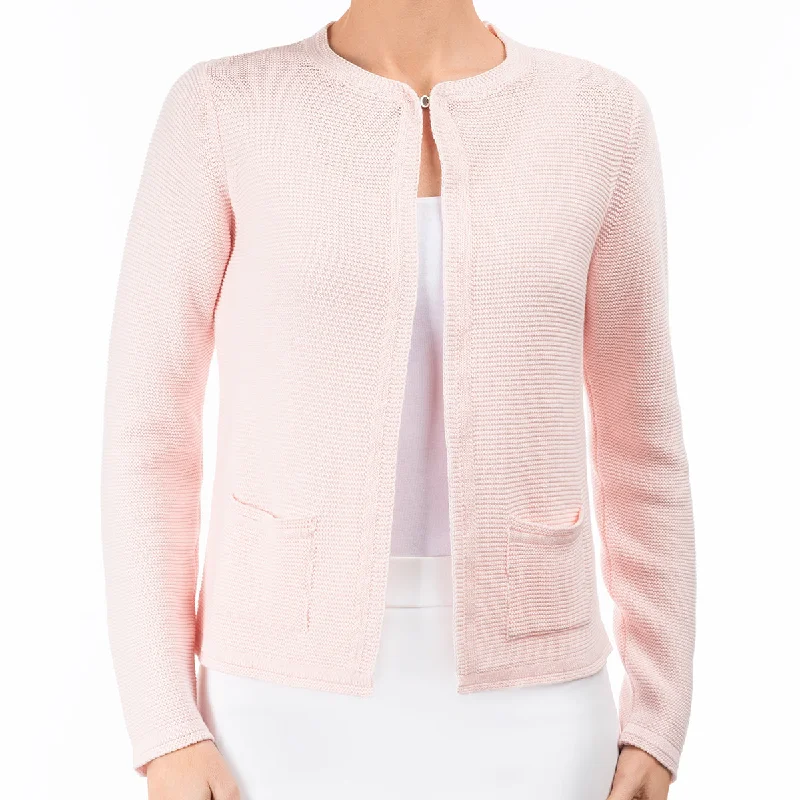 plus size women cardigan for comfortable layering2 Pocket Cardigan in Angel Wing