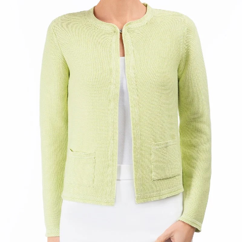 maternity women cardigan for expecting moms2 Pocket Cardigan in Key Lime