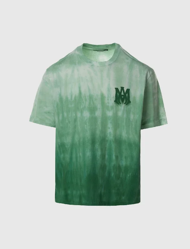 Pocketed Women T Shirt for Added FunctionalityMA LOGO DIP DYE TEE