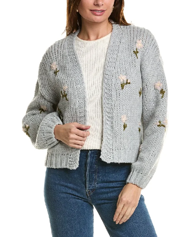 v neck women cardigan to elongate the necklineANNA KAY Rivers Cashmere-Blend Cardigan v neck women cardigan to elongate the necklineANNA KAY Rivers Cashmere-Blend Cardigan