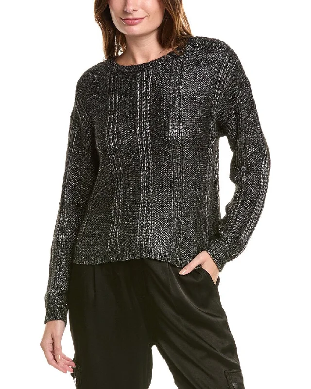 Split - Hem Women's Linen Blend Sweaters for SpringBella Dahl Boat Neck Cropped Sweater Split - Hem Women's Linen Blend Sweaters for SpringBella Dahl Boat Neck Cropped Sweater
