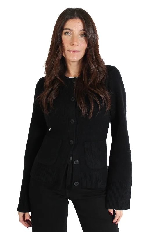 lightweight women cardigan for spring and fallBlack Dani Cardigan