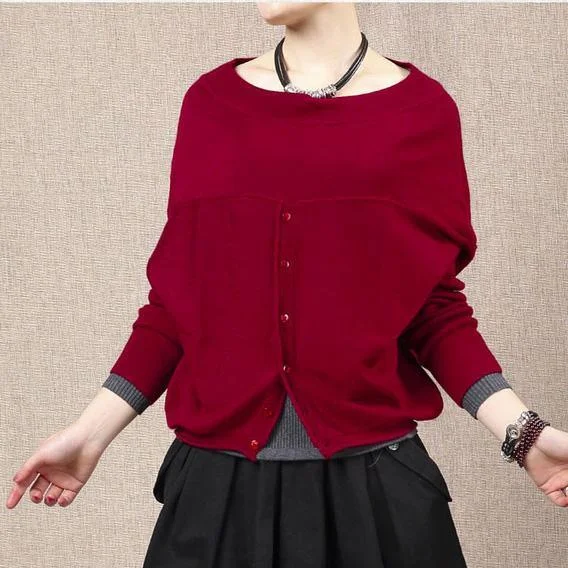 Open - Front Women's Cardigan - Style Mohair SweatersBurgundy Short sweater top opens front original design Open - Front Women's Cardigan - Style Mohair SweatersBurgundy Short sweater top opens front original design