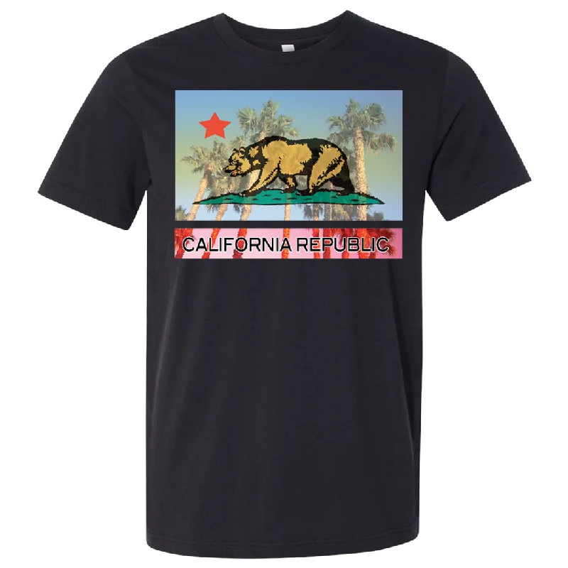 Sequined Women T Shirt for a Sparkly Night OutCalifornia Republic Palm Tree Bear Asst Colors Mens Lightweight Fitted T-Shirt/tee Sequined Women T Shirt for a Sparkly Night OutCalifornia Republic Palm Tree Bear Asst Colors Mens Lightweight Fitted T-Shirt/tee