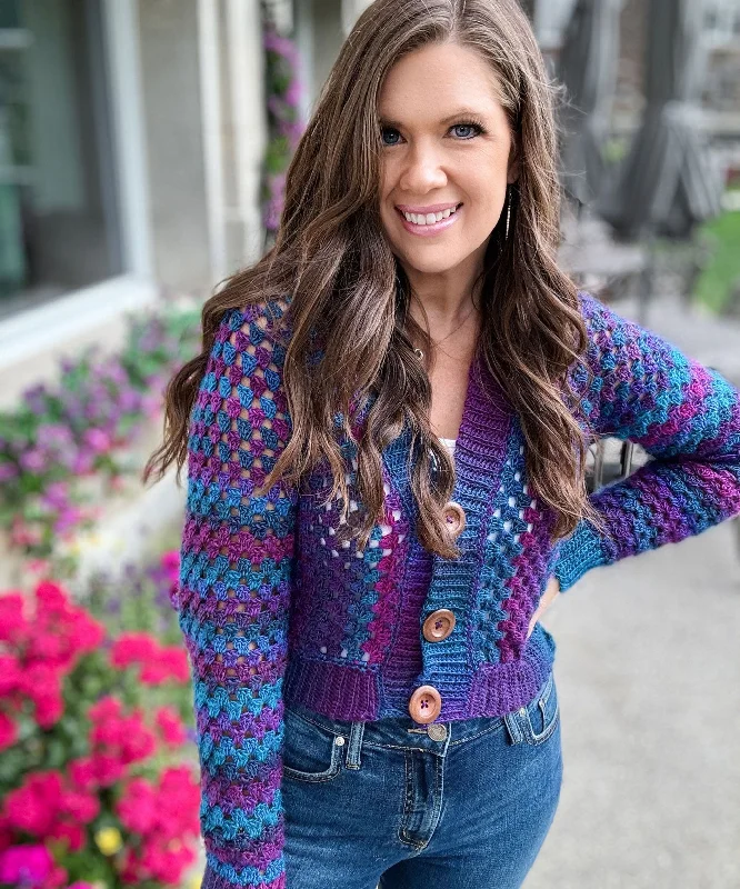 cropped women cardigan to pair with high - waisted jeansCascade Mountain Short Cardigan cropped women cardigan to pair with high - waisted jeansCascade Mountain Short Cardigan