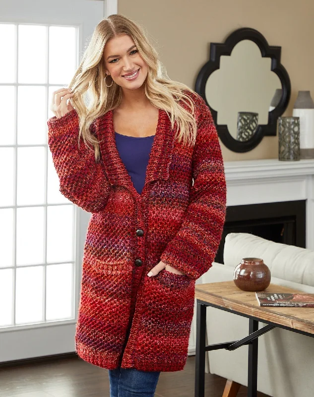 maternity women cardigan for expecting momsChunky Textured Cardigan