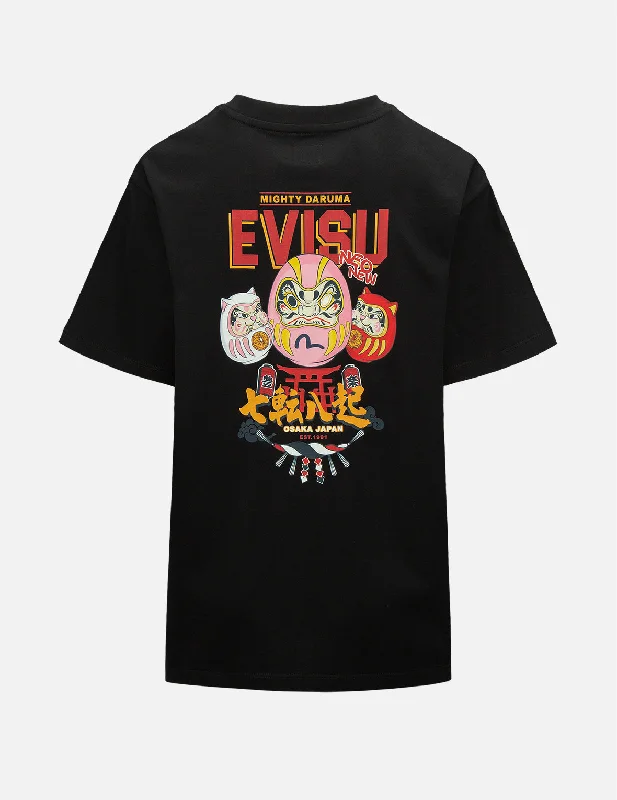 Floral Print Women T Shirt for a Feminine TouchDaruma Buddies Print T-shirt