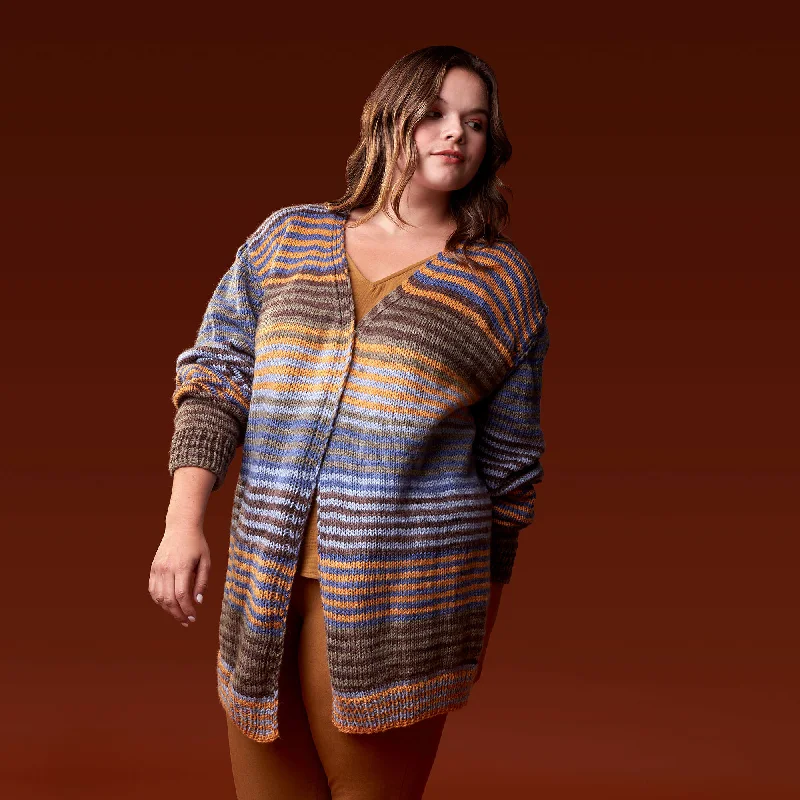 organic cotton women cardigan for an eco - friendly choiceFree Slouchy Stripes Knit Cardigan Pattern organic cotton women cardigan for an eco - friendly choiceFree Slouchy Stripes Knit Cardigan Pattern