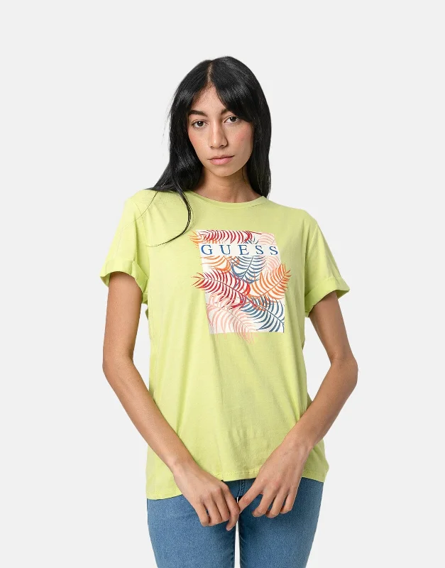 Moisture - Wicking Women T Shirt for Active LifestylesGuess Palm T-Shirt