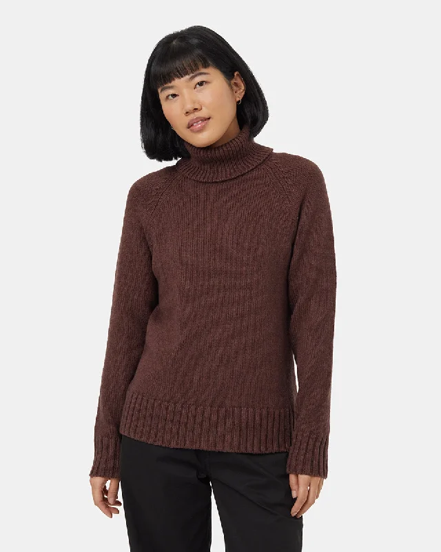 Tie - Front Women's Lambswool Sweaters in Pastel HuesHighline Wool Turtleneck Sweater Tie - Front Women's Lambswool Sweaters in Pastel HuesHighline Wool Turtleneck Sweater