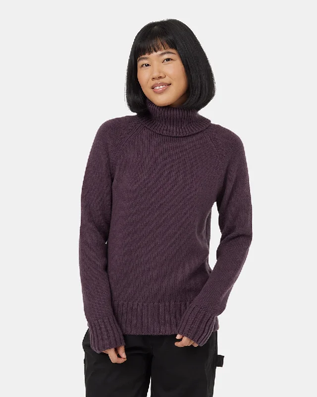 Women's Long Sleeve Turtleneck Cashmere SweatersHighline Wool Turtleneck Sweater