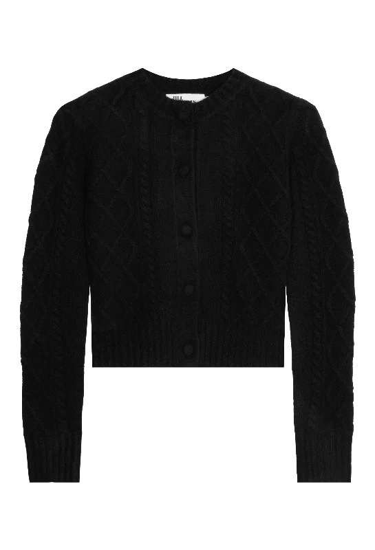 button down women cardigan with vintage buttonsCable Knit Cardigan