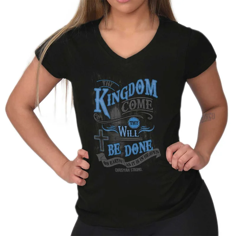 Sequined Women T Shirt for a Sparkly Night OutKingdom Come Junior Fit V-Neck T-Shirt Sequined Women T Shirt for a Sparkly Night OutKingdom Come Junior Fit V-Neck T-Shirt