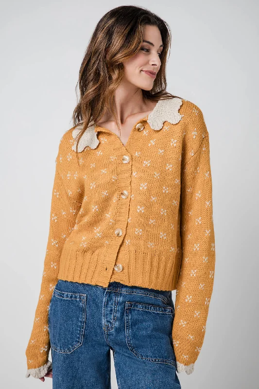 lightweight women cardigan for spring and fall&Merci Doll Collar Button Up Cardigan lightweight women cardigan for spring and fall&Merci Doll Collar Button Up Cardigan