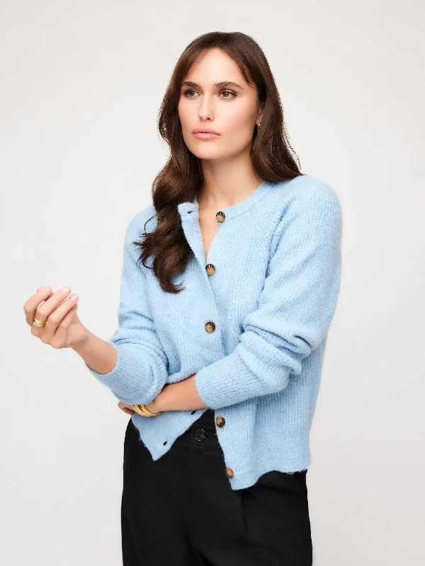 hand knitted women cardigan with artisanal charmMika Cardigan