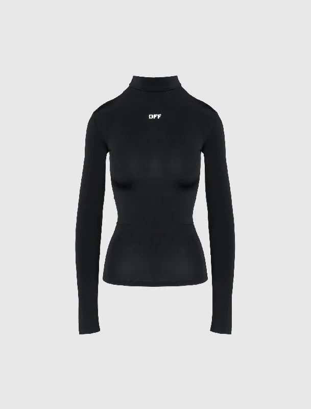 Ringer T Shirt Women with Retro - Inspired StripesWOMEN'S OFF STAMP LONG SLEEVE TURTLENECK Ringer T Shirt Women with Retro - Inspired StripesWOMEN'S OFF STAMP LONG SLEEVE TURTLENECK
