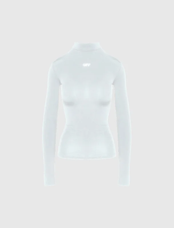 Plus Size Women T Shirt for a Comfortable and Flattering FitWOMEN'S OFF STAMP LONG SLEEVE TURTLENECK Plus Size Women T Shirt for a Comfortable and Flattering FitWOMEN'S OFF STAMP LONG SLEEVE TURTLENECK