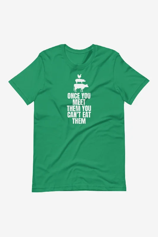 Ringer T Shirt Women with Retro - Inspired StripesOnce You Meet Them Unisex t-shirt