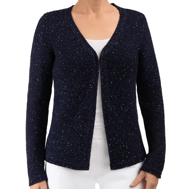 oversized women cardigan for a trendy and cozy lookPailletami Cardigan in Navy