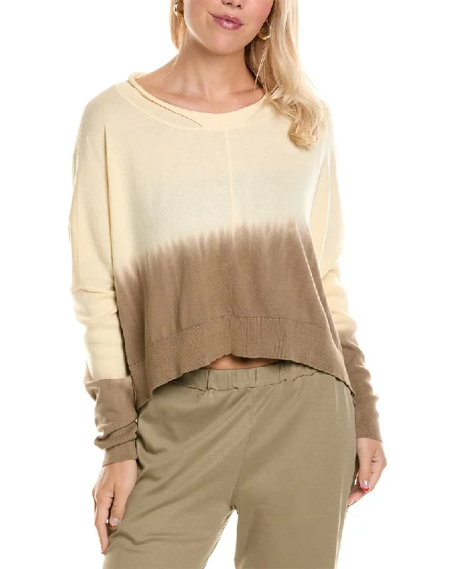 Cropped Women's Angora Blend Sweaters for a Trendy LookPLANET Ombre Sweater