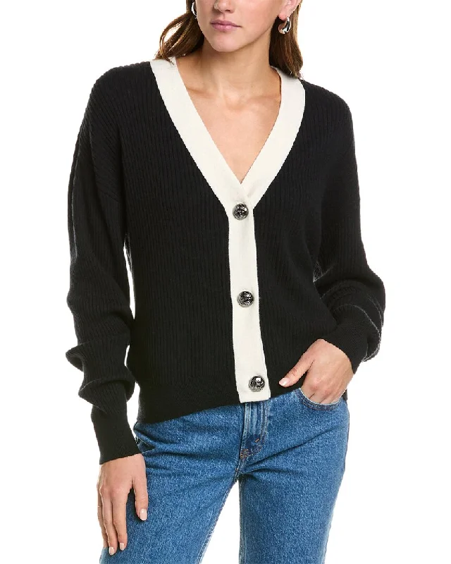 hand knitted women cardigan with artisanal charmRamy Brook Nina Wool-Blend Cardigan hand knitted women cardigan with artisanal charmRamy Brook Nina Wool-Blend Cardigan