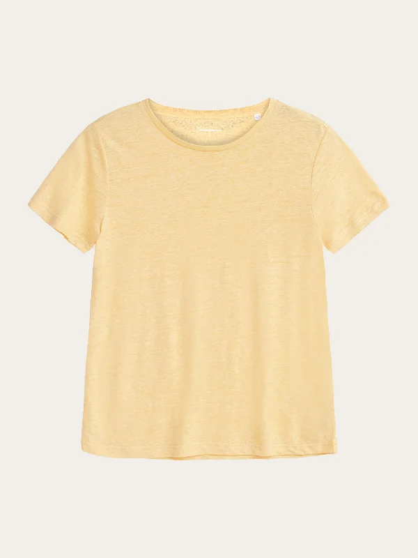Embroidered Women T Shirt with Intricate DetailsReg linen t-shirt - Impala