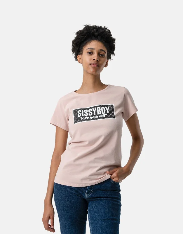 Distressed Women T Shirt with a Laid - Back AestheticSissy Boy Regular Fit Multi Colour Print T-Shirt