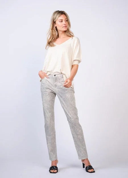 Women's Long Sleeve Turtleneck Cashmere SweatersSummum Sweater V Neck full Needle Thread Knit