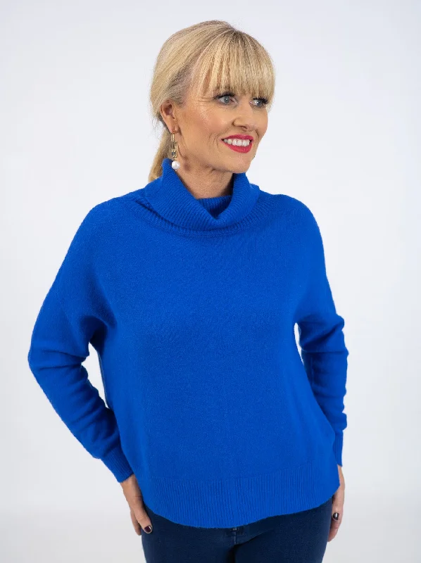 Short Sleeve Women's Cotton Blend Sweaters in Pastel ColorsZ8864 Unichic Cobalt Blue Pullover Short Sleeve Women's Cotton Blend Sweaters in Pastel ColorsZ8864 Unichic Cobalt Blue Pullover